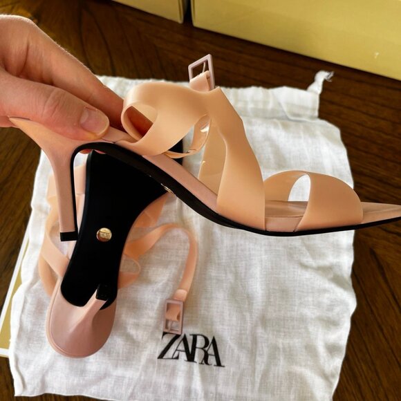 HIGH HEELED ZARA SANDALS (Brand New!) - Picture 1 of 7